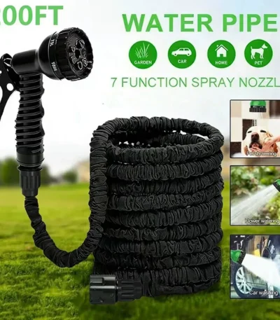 Expandable Magic Hose High-Pressure Car Wash Cleaning Water Gun Home Garden Watering Water Pipes Gardening Supplies 25FT-100FT 1