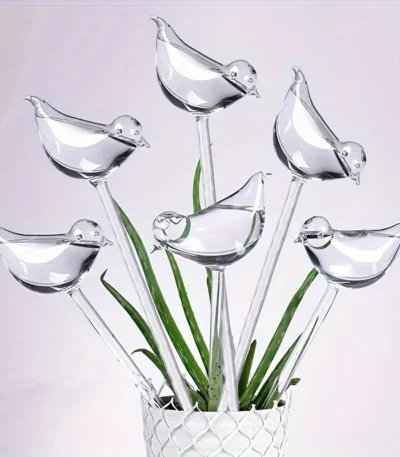 5 Packs Bird-Shaped Self-Watering Globes Perfect For Automatic Flower Watering And Home Garden Tools Drip Water Seepage Device 1