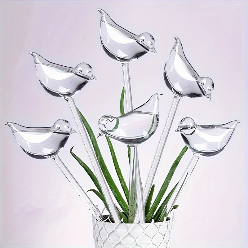 5 Packs Bird-Shaped Self-Watering Globes Perfect For Automatic Flower Watering And Home Garden Tools Drip Water Seepage Device 5 Packs Bird-Shaped Self-Watering Globes Perfect For Automatic Flower Watering And Home Garden Tools Drip Water Seepage Device