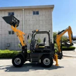 Backhoe Loader Free Shipping Excavators Machine Digger Front Loader 3 Ton Mini Excavator Bagger Garden Mini Loader B Customized