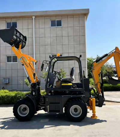 Backhoe Loader Free Shipping Excavators Machine Digger Front Loader 3 Ton Mini Excavator Bagger Garden Mini Loader B Customized 1