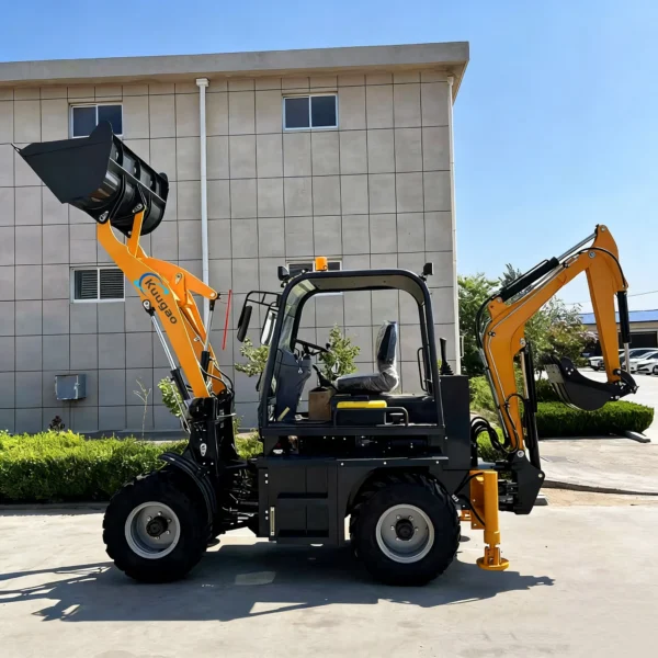 Backhoe Loader Free Shipping Excavators Machine Digger Front Loader 3 Ton Mini Excavator Bagger Garden Mini Loader B Customized 1