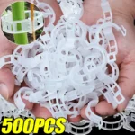 500/50PCS Plant Support Clips Reusable Plastic Connects Vine Fixing Clip Tomato Grape Vegetable Plants Holder Buckle Garden Tool