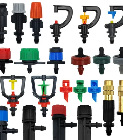 WUJIE Greenhouse Watering Sprinkler Dripper Drip Irrigation Garden Adjustable Mist Emitters Stake Micro Spray Rotating Nozzle 1