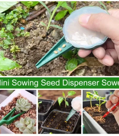 Horticultural seeder 5-speed adjustable set suitable for various types of seeds, convenient seeder 1
