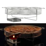 Smoker Wood Dust Hot Cooking Tool Cold Smoke Generator Smoker Salmon Bacon Fish Mini Apple Wood Stainless BBQ Tools