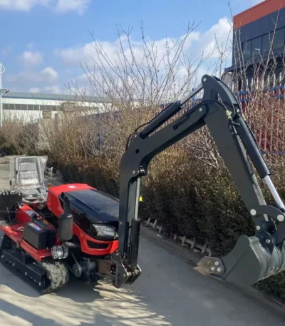 Customized Diesel Paddy Field Cultivator 80HP Crawler Dry Land Farming Tiller 1