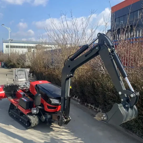 Customized Diesel Paddy Field Cultivator 80HP Crawler Dry Land Farming Tiller 1