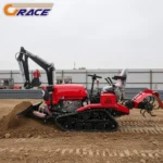 Customized 35HP Diesel Tractor with Hydraulic System for Heavy Duty Farm Operations Transport Jobs with Excavator for Sale