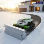 Multifunctional Portable Electric Remote-controlled Lawn Mower Snowplow Bulldozer Grass Shredder for Home Garden Use