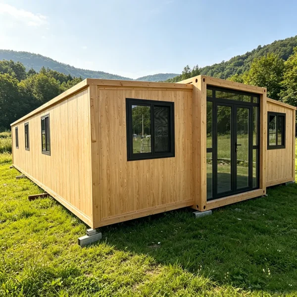 Customized Expandable Foldable House Rock Wool Sandwich Panel Cold Resistant Steel Frame Winter Warm Residential Cabin