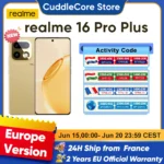 realme 16 Pro Plus 5G Smartphone Global Version Snapdragon 7 Gen 4 200MP Camera 7000mAh Battery 6.8” AMOLED 144Hz Curved Screen