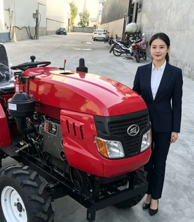 Customized Ride-On Plowing Tractor Adopting Wheel Rotary Tiller and Small Micro Tiller 1