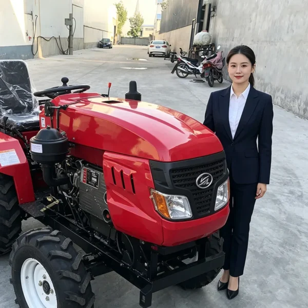 Customized Ride-On Plowing Tractor Adopting Wheel Rotary Tiller and Small Micro Tiller 1
