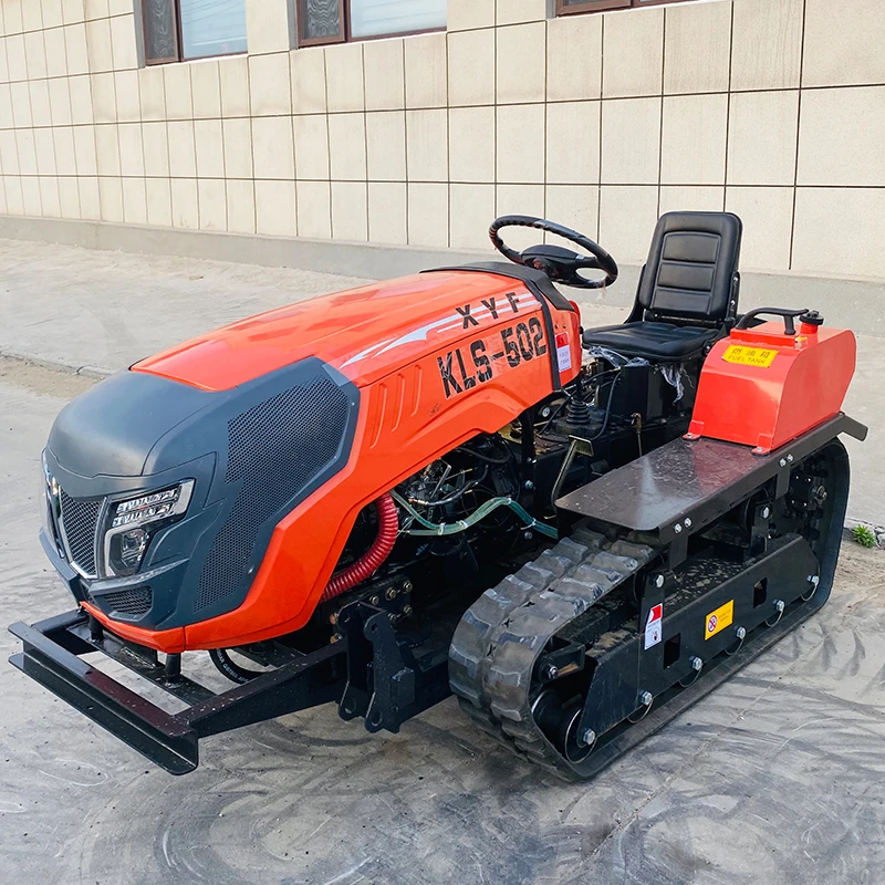 Customization 50HP Crawler Tractor Functional Rubber Track Tractor with Accessories Customization 50HP Crawler Tractor Functional Rubber Track Tractor with Accessories