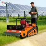 2026 Hot Sale Customized Diesel Fuel Crawler Grass Cutter Remote Control Lawn Mower Robotic Lawn Mowe Ce/Iso Certified Sale
