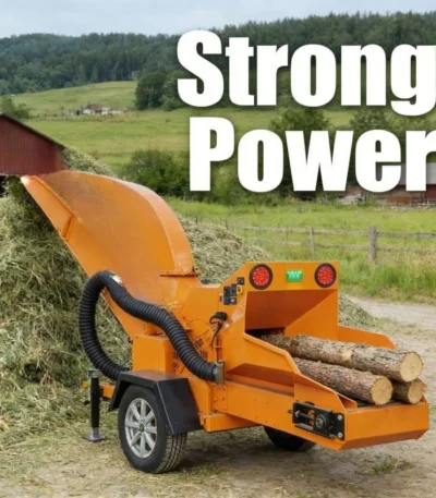 Industrial High Efficient Mobile Wood Crusher Chipper Machine Forestry Machinery Wood Chipper Customized High Quality Shredder 1