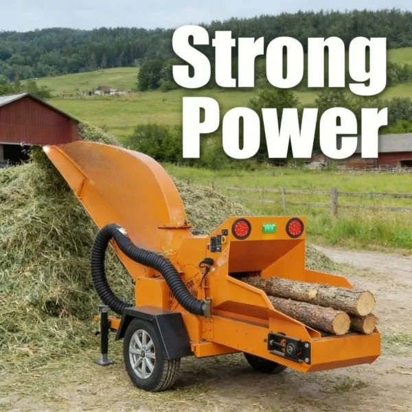 Industrial High Efficient Mobile Wood Crusher Chipper Machine Forestry Machinery Wood Chipper Customized High Quality Shredder 1