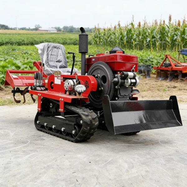 Customized Multifunctional Crawler Tractor 25-40HP Mini Rotary Tiller Agricultural Machinery Suitable for Farmland 1