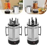 Sw-5/Sw-6 Electric Rotating Grill Machine 1000W Vertical Electric Rotisserie Grill for Home Use, Outdoor Barbecue, Picnic