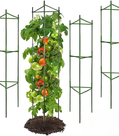 Tomato Cage, Up To 51 Inches Of Plant Stakes Vegetable Grids Assembled For Garden Climbing Plants Vegetables Flowers 1