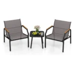 3-Piece Garden Furniture Set, Balcony Set, Balcony Furniture, Patio Furniture, Garden Set, Seating Set for Balcony, Garden