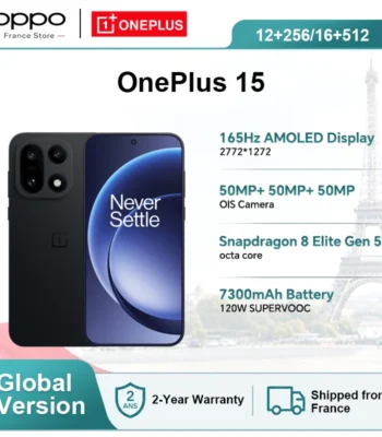 Global Version OnePlus 15 5G Smartphone Snapdragon 8 Elite Gen 5 165Hz Display 7300mAh 120W eSIM NFC Black