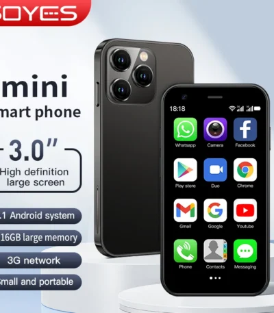 ONEMYTH SOYES XS15 Mini Smartphone Android 8.1 WCDMA 3G 2GB RAM 16GB ROM Bluetooth WIFI Dual Sim Card Samall Mobile Phone 1