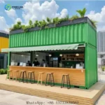 Customized Outdoor Kitchen Color Container Prefabricated Mobile Store Modular Complete Transport Container House