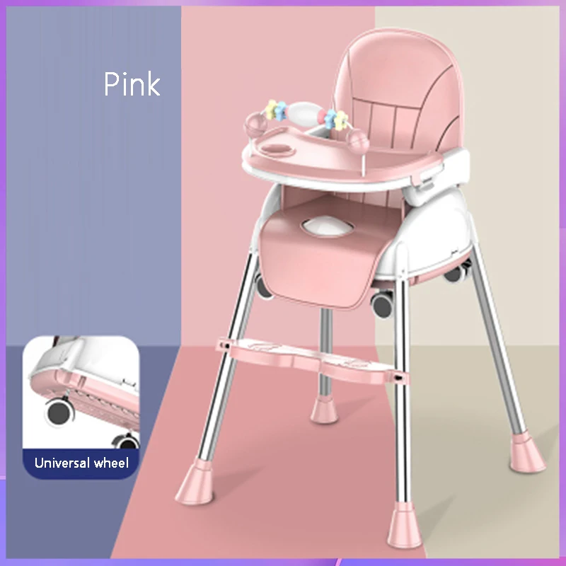 Folding Baby Highchair Kids Chair Dinning High Chair for Children Feeding Baby Table and Chair for Babies Toddler Booster Seat Folding Baby Highchair Kids Chair Dinning High Chair for Children Feeding Baby Table and Chair for Babies Toddler Booster Seat