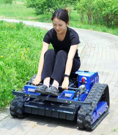 Customized Remote Lawn Mower Petrol Lawn Mower Slope Crawler Lawn Mower Clearing Grass 1