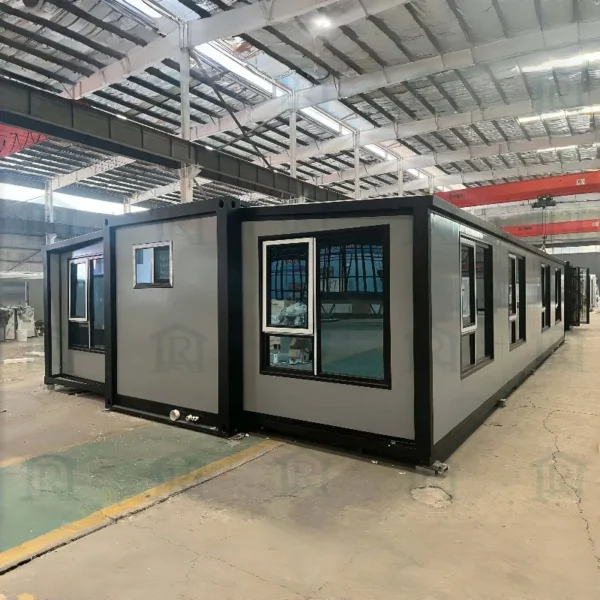 China Expandable Container House 20ft 40ft 3 Bedroom Folding House Prefabricated Portable Mobile Home Modular Container Houses