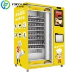 Custom Smart Hot Food Vending Machine Ready Meal Sandwich Hamburger Pizza Bread Burrito Lunch Box Automatic Machine