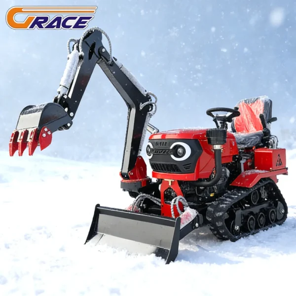 Hot Sale Diesel Rotary Tiller Micro Tiller for Agricultural Operations Powered Small Diesel Micro Crawler Tractor Gear Engine 1