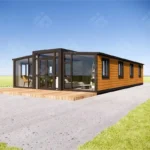 40ft Expandable Container House Prefab Tiny Homes Prefabricated Foldable House 3 Bedrooms Modular Home with Kitchen Bathroom