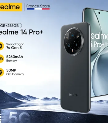 realme 14 Pro+ 5G European Version 50MP OIS Camera Snapdragon7s Gen 3 80W SUPERVOOC Charge IP69 5260mAh Battery