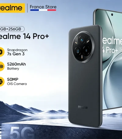 realme 14 Pro+ 5G European Version 50MP OIS Camera Snapdragon7s Gen 3 80W SUPERVOOC Charge IP69 5260mAh Battery 1