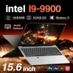 Portable NotebookIntel Core i9-9900  Windows 11 Pro 15.6 inch  Laptop Computer HD Screen 16GB RAM 1TB 2TB SSD  laptops PC