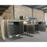 Modern Design BBQ Kitchens Cabinets Stainless Steel Outdoor Complete Kitchen Cabinet Furniture