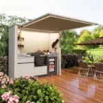 Customized Hot Promotion Aluminum Outdoor Kitchen Multifunctional Barbecue Grill Outdoor Kitchen Unit