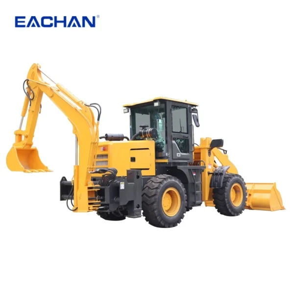 Hot Sale 4WD Hydraulic Backhoe Loader Municipal Construction Backhoe Loader Digger Landscaping Wheel 4x4 Backhoe Loader 1