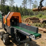 20ton Heavy Duty Tractor Pto or 3-phase Electric Circular Drum Saw Firewood Processor Log Splitter Machine Wood Splitter Machine