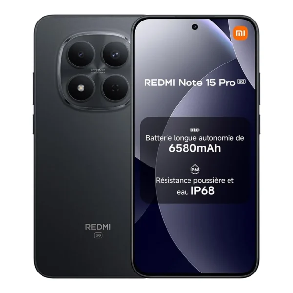 Xiaomi Redmi Note 15 Pro 5G Smartphone MTK Dimensity 7400-Ultra 6.83″ 120Hz Display 200MP Camera 6580mAh Battery NFC