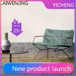 LYY  Nordic Balcony Leisure Small Sofa Combination Outdoor Rattan Chair Three-piece Simple Set