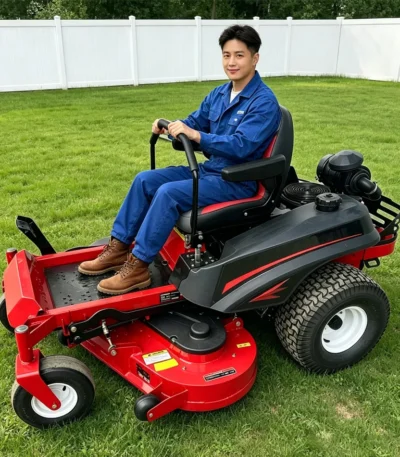 Customized mountain reclamation self-propelled lawn mower, orchard and wasteland greening wholesale price lawn mower 1