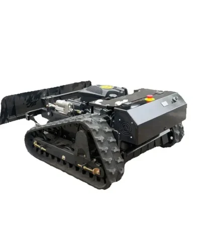 New customized tracked remote-controlled lawn mower, farm grass leaf automatic lawn mower robot, simple commercial lawn mower 1