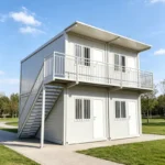 Customized Shipping Container House 40FT Luxury Expandable Modular Home With Complete Bathroom & Kitchen