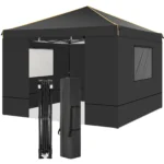 Folding Gazebo 3x3m Outdoor Garden Gazebo Waterproof Professional Reception Tent With 4 Side Wall Pop Up Gazebo Tent UV 50+