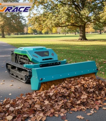 Customized Remote-controlled Lawn Mower EPA Euro V Engine Grass Shredder Snow Sweeper Bulldozer Multifunctional Garden Machine 1
