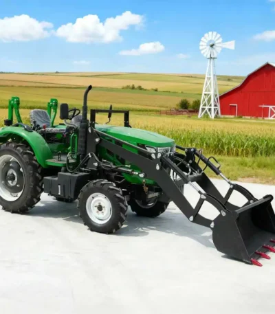 Free Shipping Tractor Euro 5 CE EPA Farm Hydraulic Rotary Power 4x4 Diesel Tractor Multifunctional Agriculture Wheel Tractor 1